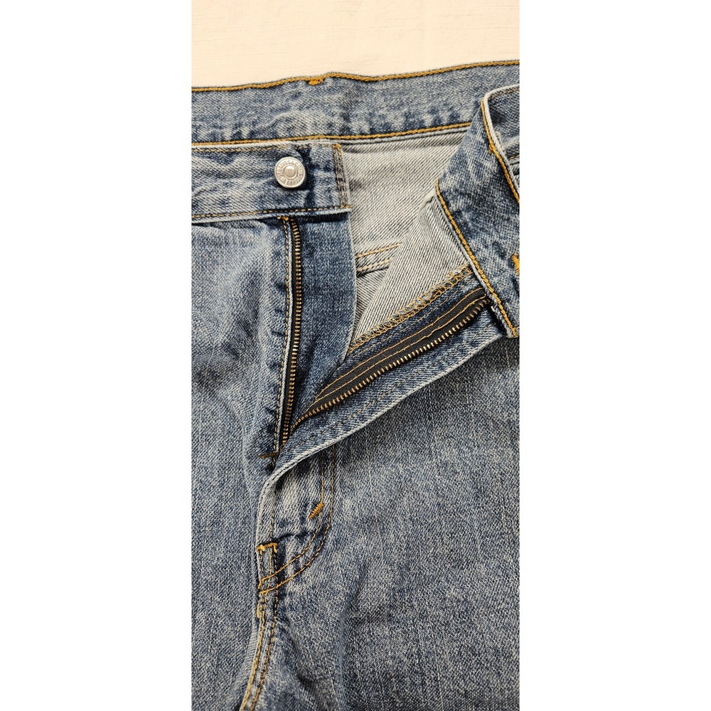 Levis 550 Mens Relaxed Fit Denim Shorts Light Wash Blue Cotton W36 550-0211 - Picture 9 of 14
